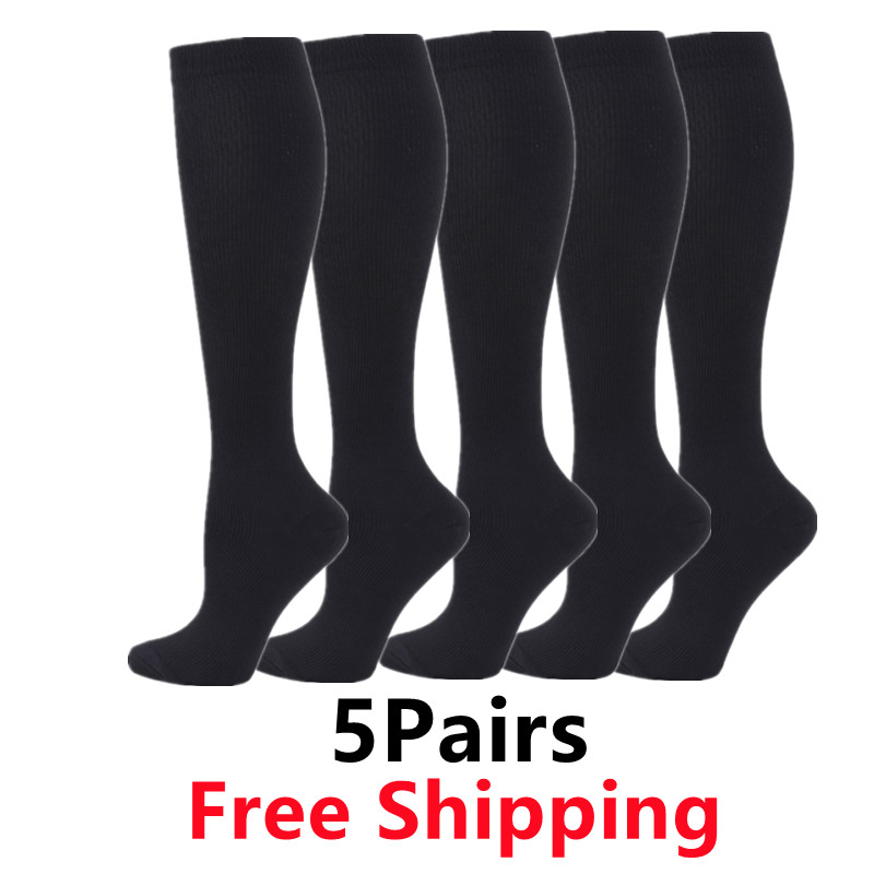 Compression Sock Medical - 5 par/pacote meias de compressão dos