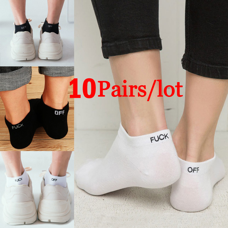 Ankle Sock Low Cut - 10/30 Pares de Meias Masculinas Finas,