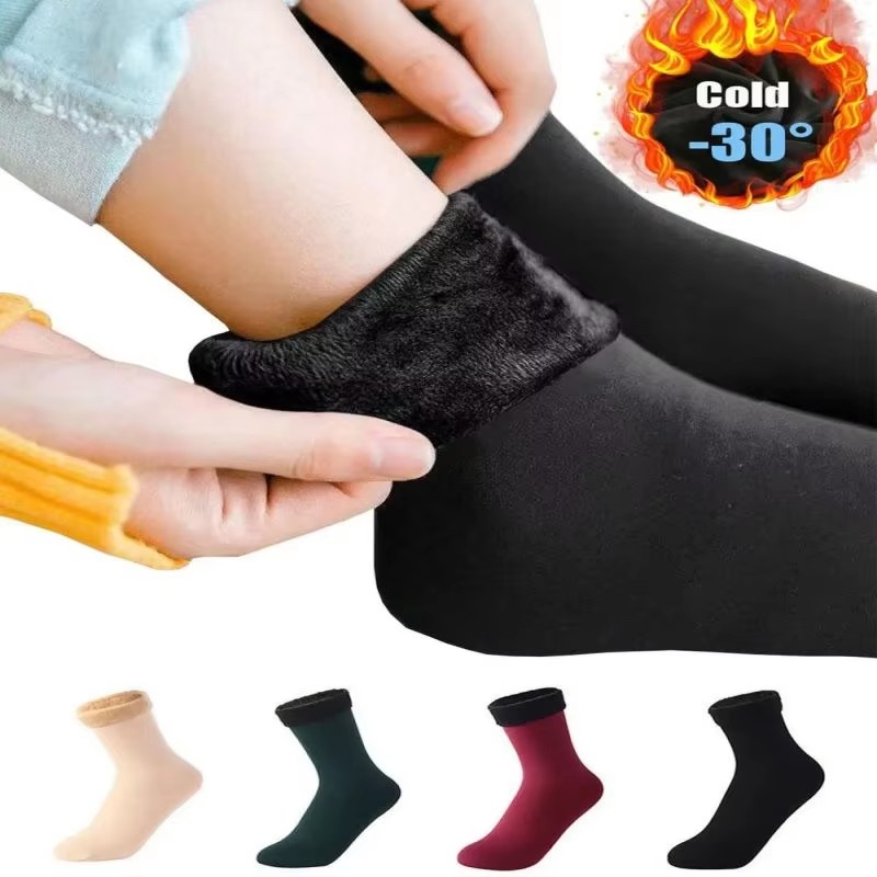Thermal Sock Winter - 1/2/3 pares homens mulheres inverno engrossar