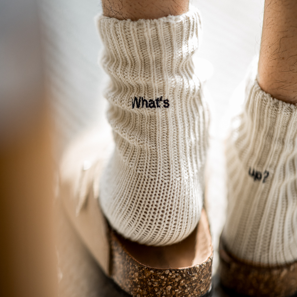 Cotton Crew Sock Pack - Maden 3 pares de meias vintage