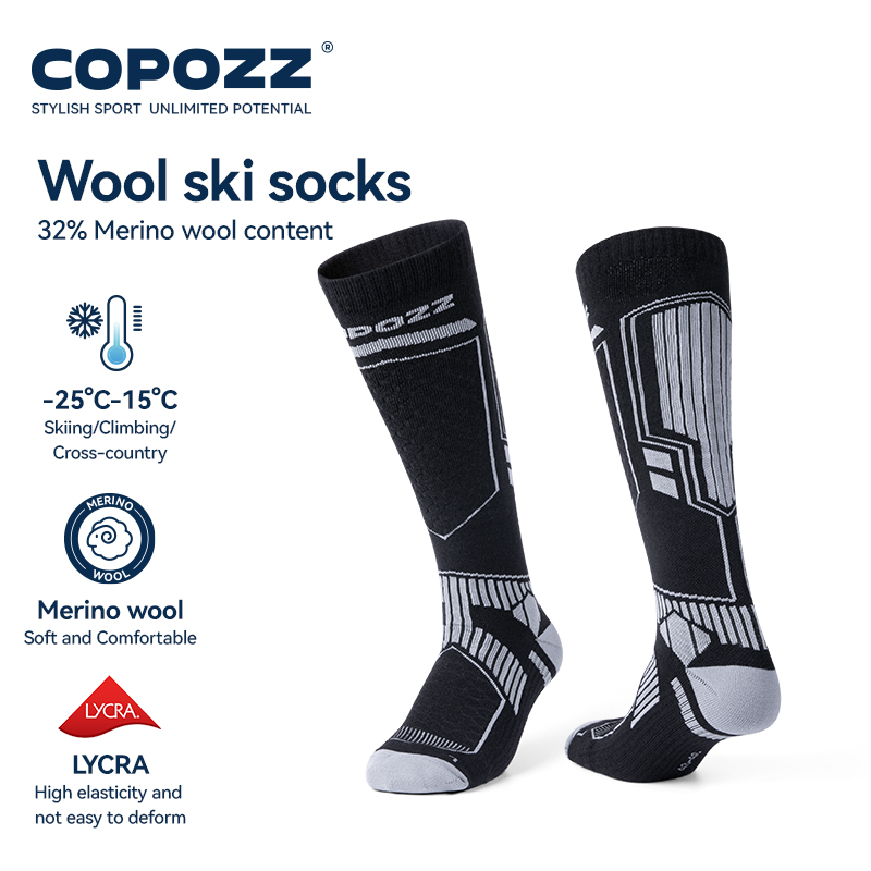 Thermal Sock Winter - Copozz meias de esqui de inverno