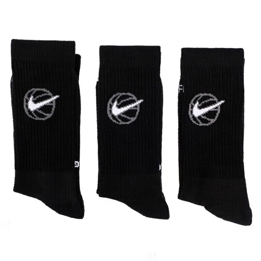 Cotton Crew Sock Pack - Meias Esportivas Unissex Nike: Estilosas, Confortáveis,