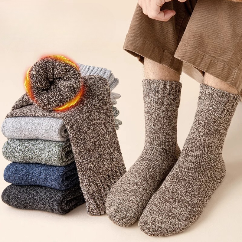 Thermal Sock Winter - 5 Pares de Meias de Algodão