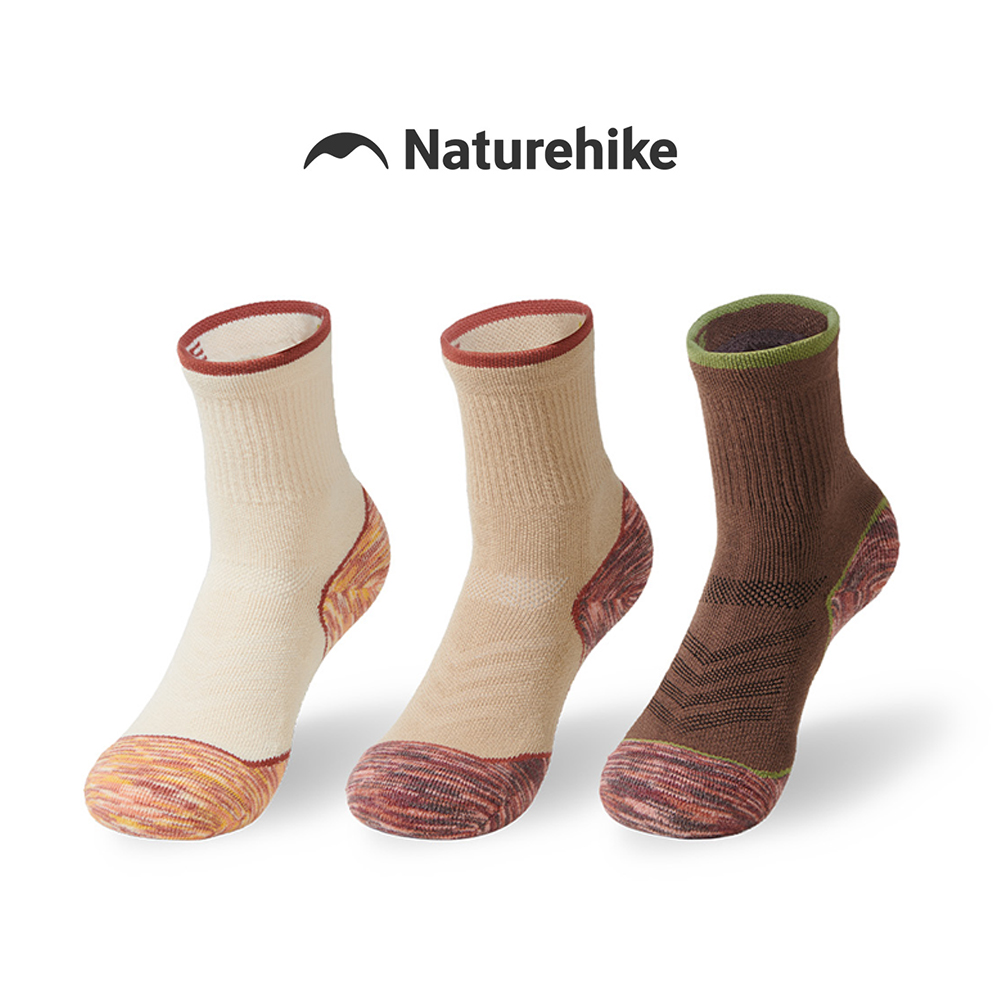 Wool Hiking Sock - Meias Naturehike Esportivas Higroscópicas de Lã