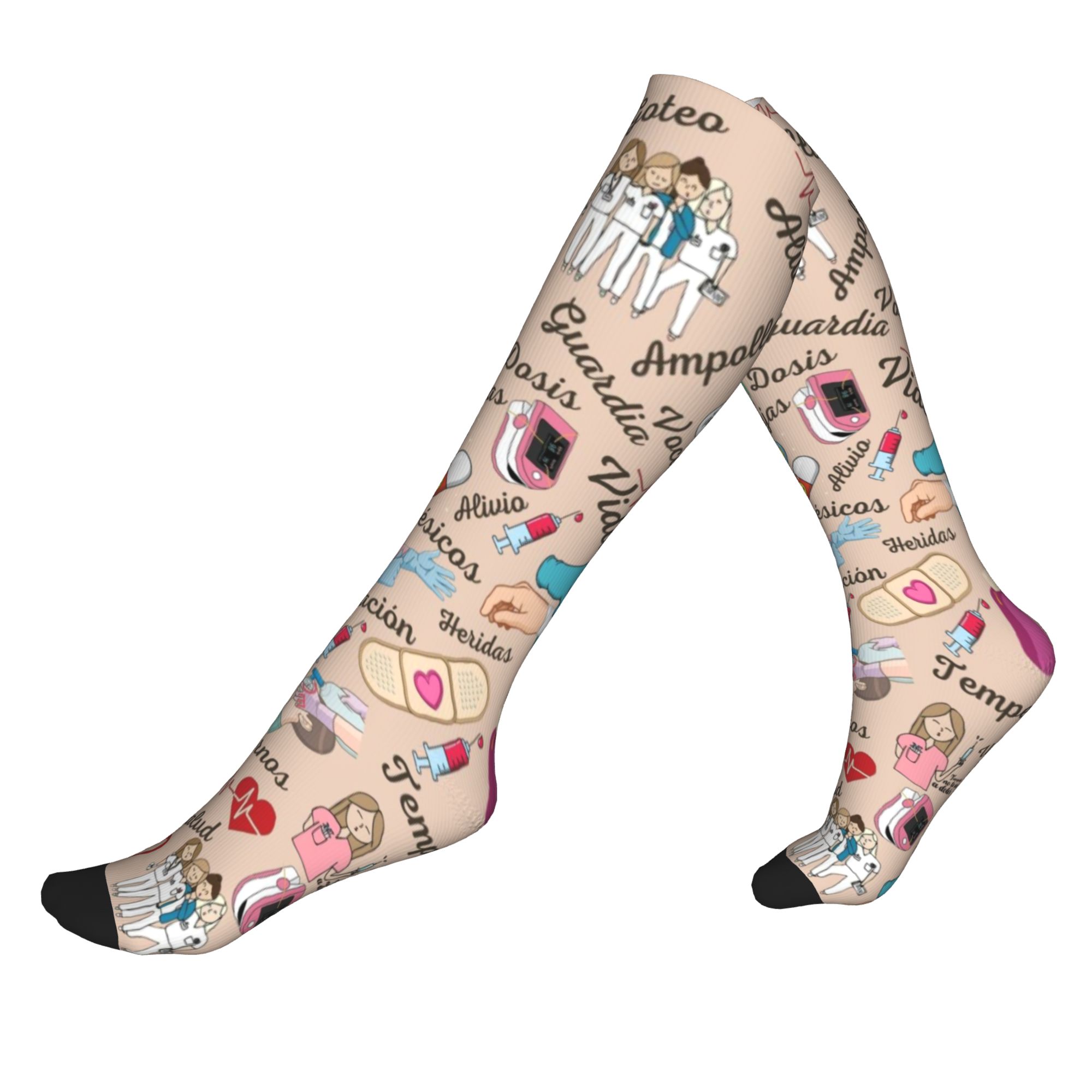 Compression Sock Medical - Meias de Compressão Esportivas Unissex com