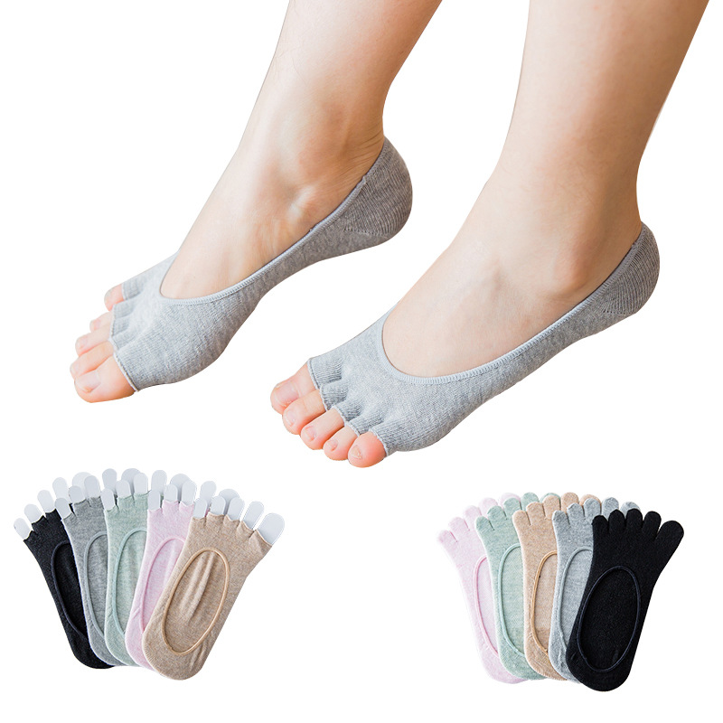 Invisibility Sock Loafer - Senhoras dedo do pé aberto invisível