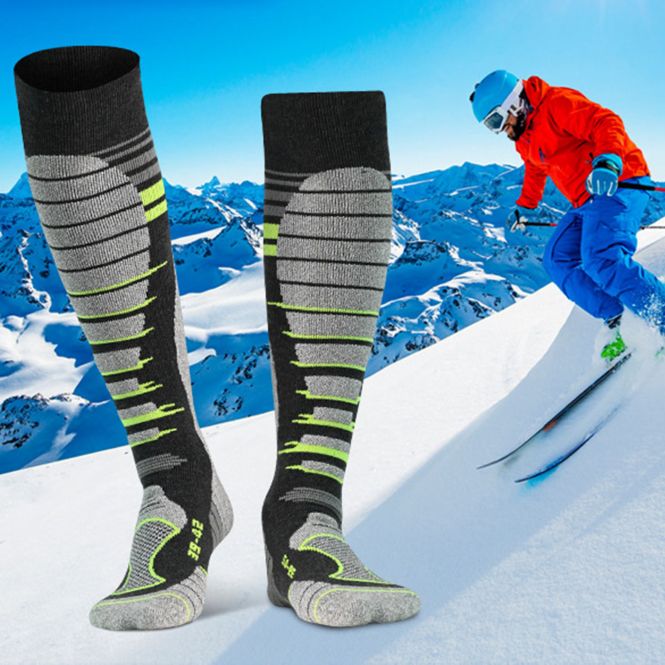 Wool Hiking Sock - Gtubike 1 par novas meias de