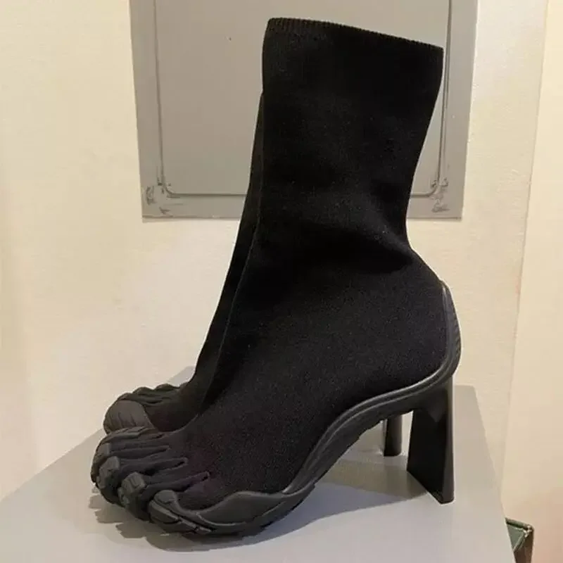 Toe Sock Split - Cinco dedos do pé moda romance