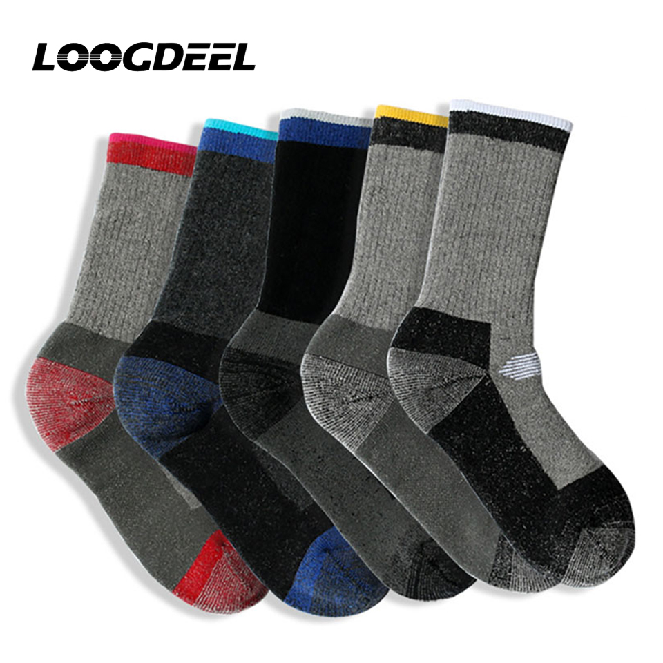 Wool Hiking Sock - Loogdeel 1 par meias térmicas de