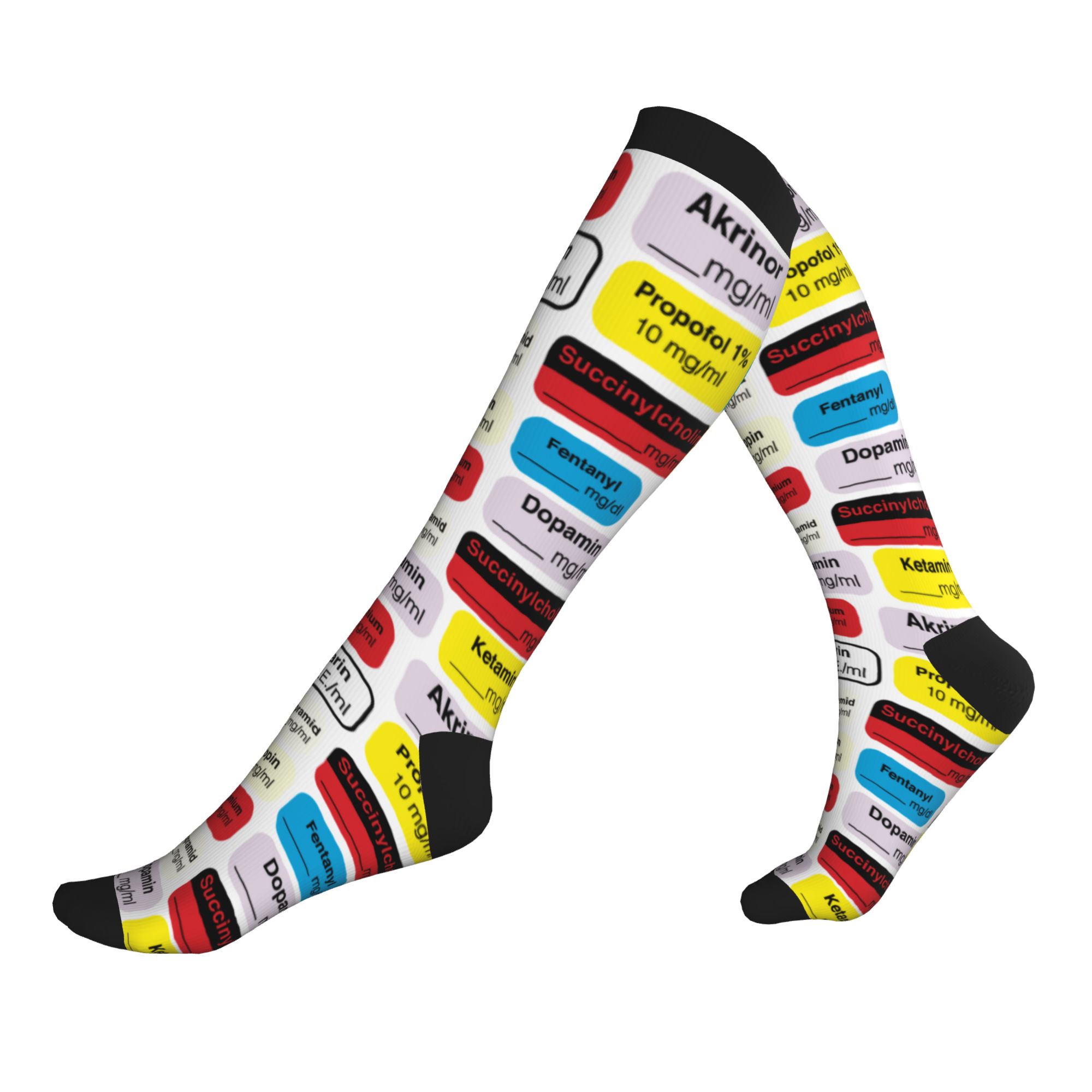 Compression Sock Medical - Etiquetas de medicamentos para anestesia, meias