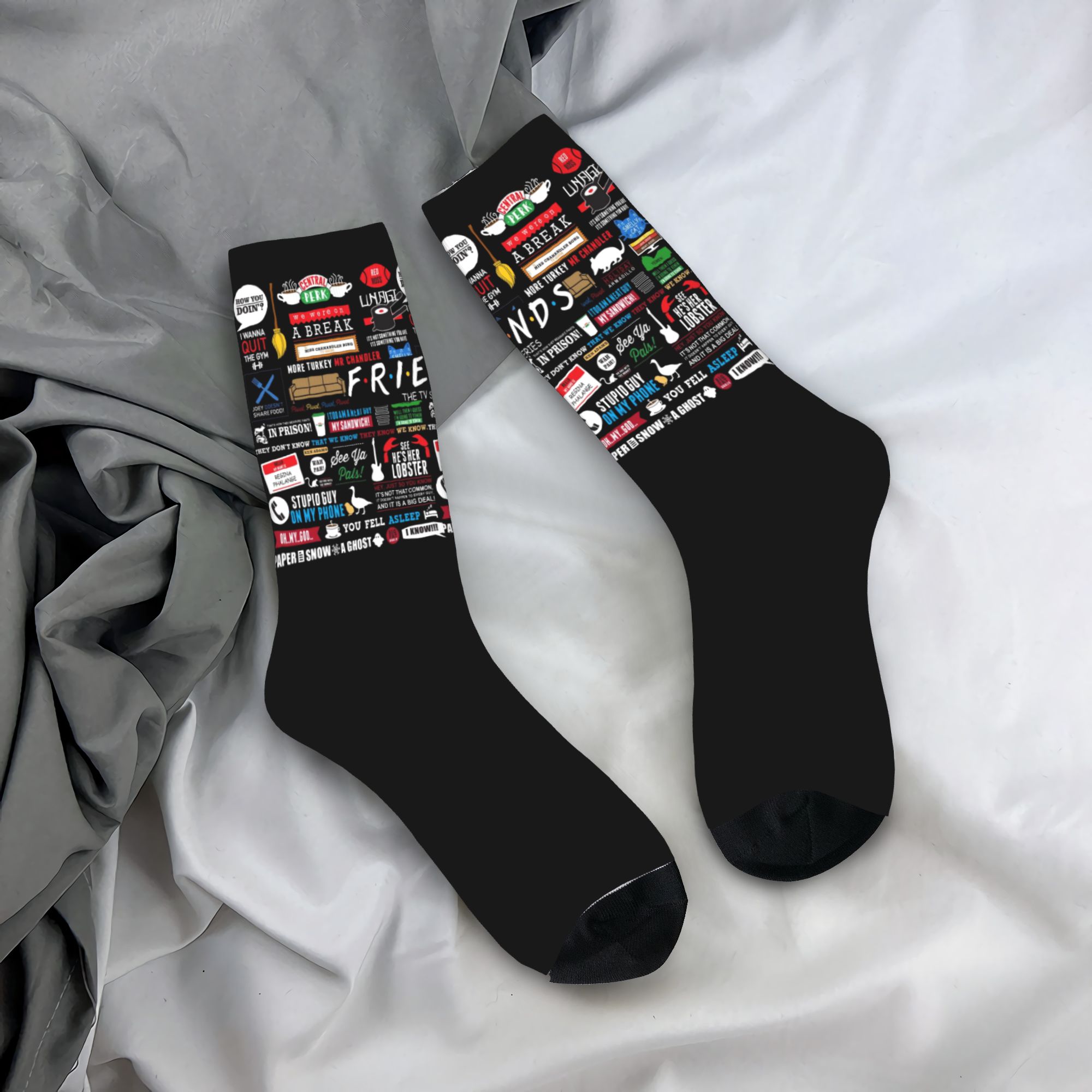 No Show Sock Women - Meias Divertidas e Personalizadas com Estampa