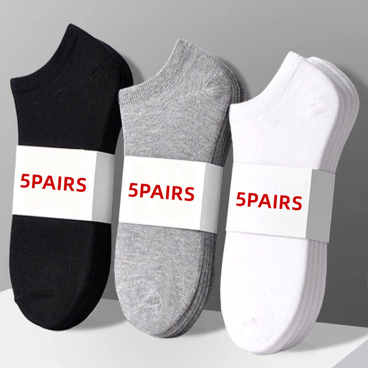 5 pares unissex casual cor lis - No Show Sock Women avaliação e preço