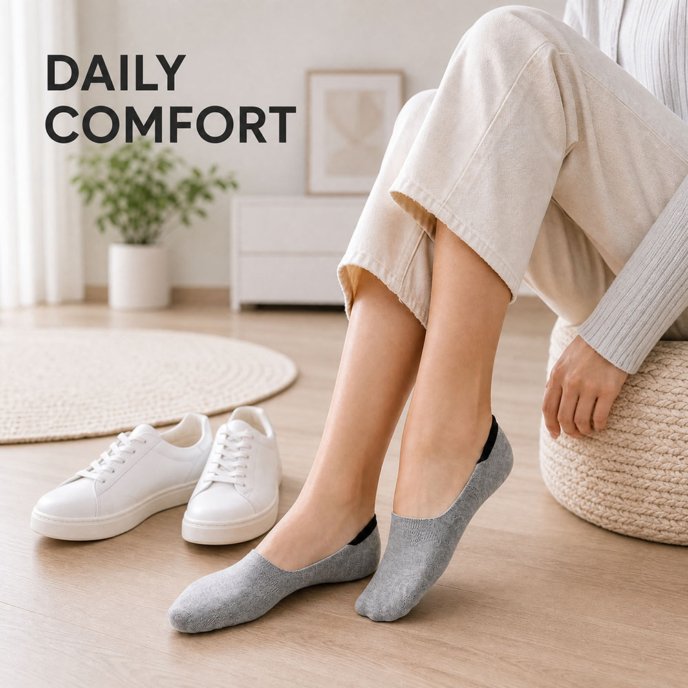 6 Pares de Meias Invisíveis Un - Invisibility Sock Loafer avaliação e preço