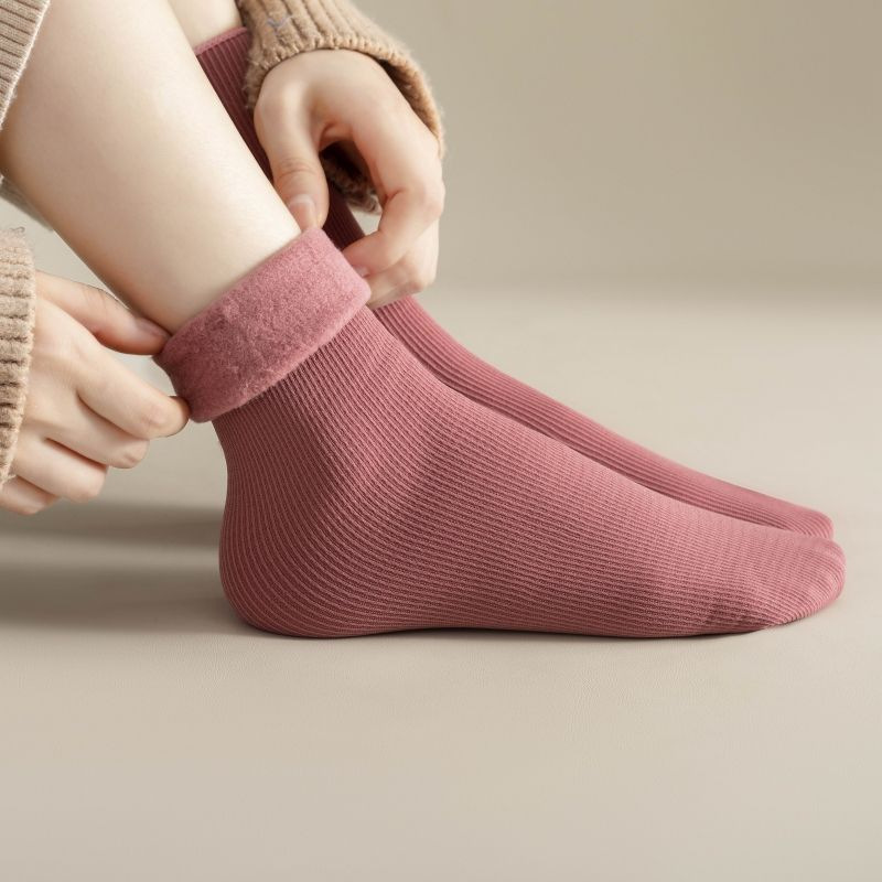 1-4 Pares de Meias de Cano Méd - Boot Sock Slouchy avaliação e preço