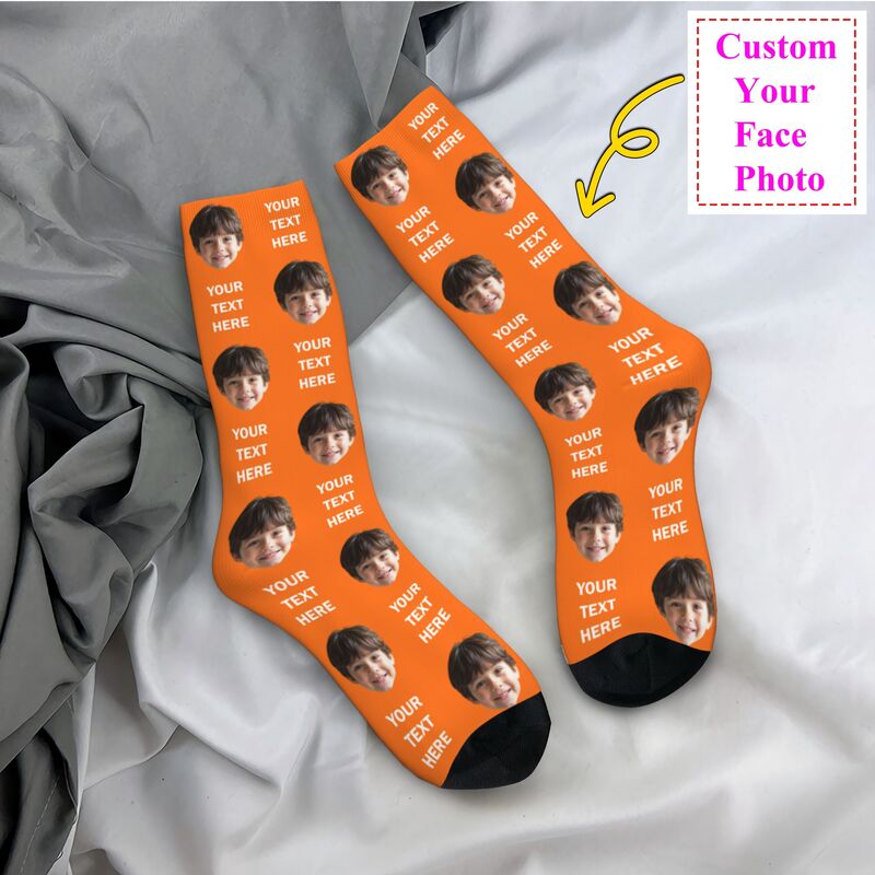 Meias personalizadas com texto - Dress Sock Men avaliação e preço
