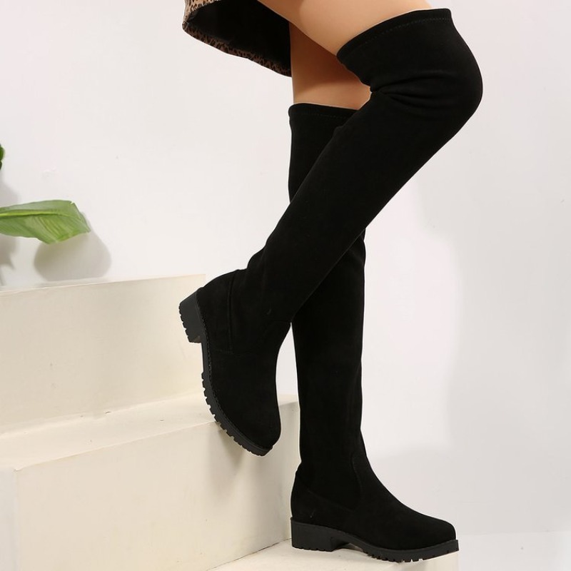 Botas femininas acima do joelh - Knee High Sock Women avaliação e preço