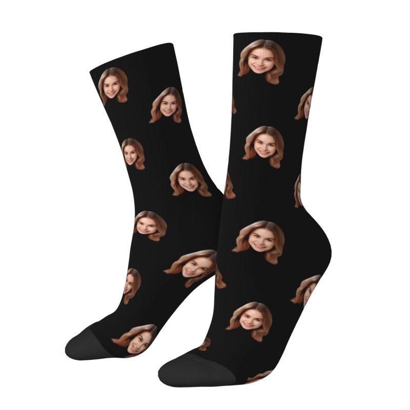 Personalizado rosto foto homen - Dress Sock Men avaliação e preço