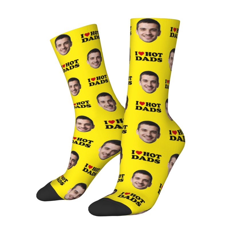 Eu amo pais quentes meias de v - Dress Sock Men avaliação e preço