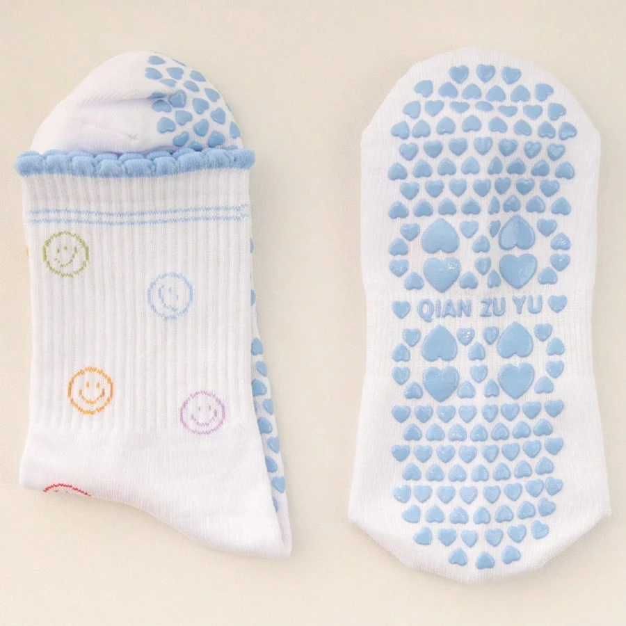 1/2/3/4 Pares de Meias de Pila - Grip Sock Yoga avaliação e preço