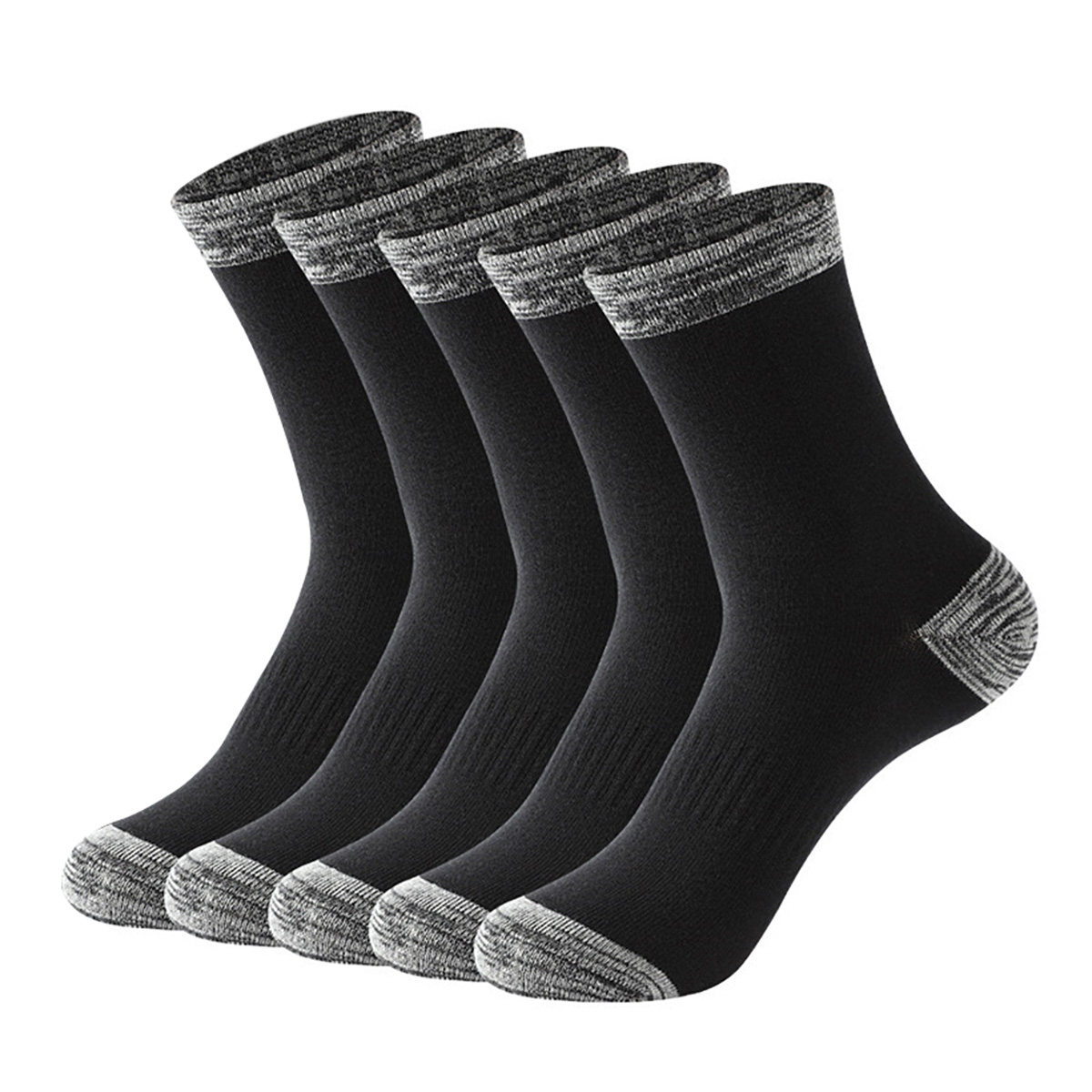 1/5 Pares de Meias Esportivas  - Athletic Sock Cushion avaliação e preço