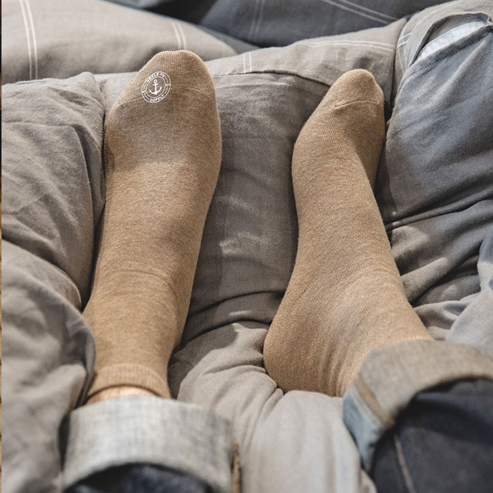Meias Mid-Calf de malha impres - Cotton Crew Sock Pack avaliação e preço