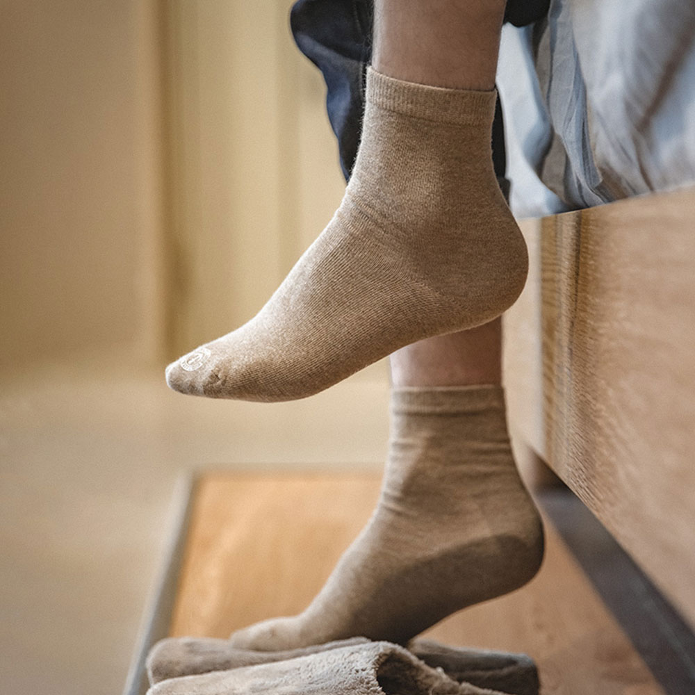 Meias Mid-Calf de malha impres - Cotton Crew Sock Pack avaliação e preço