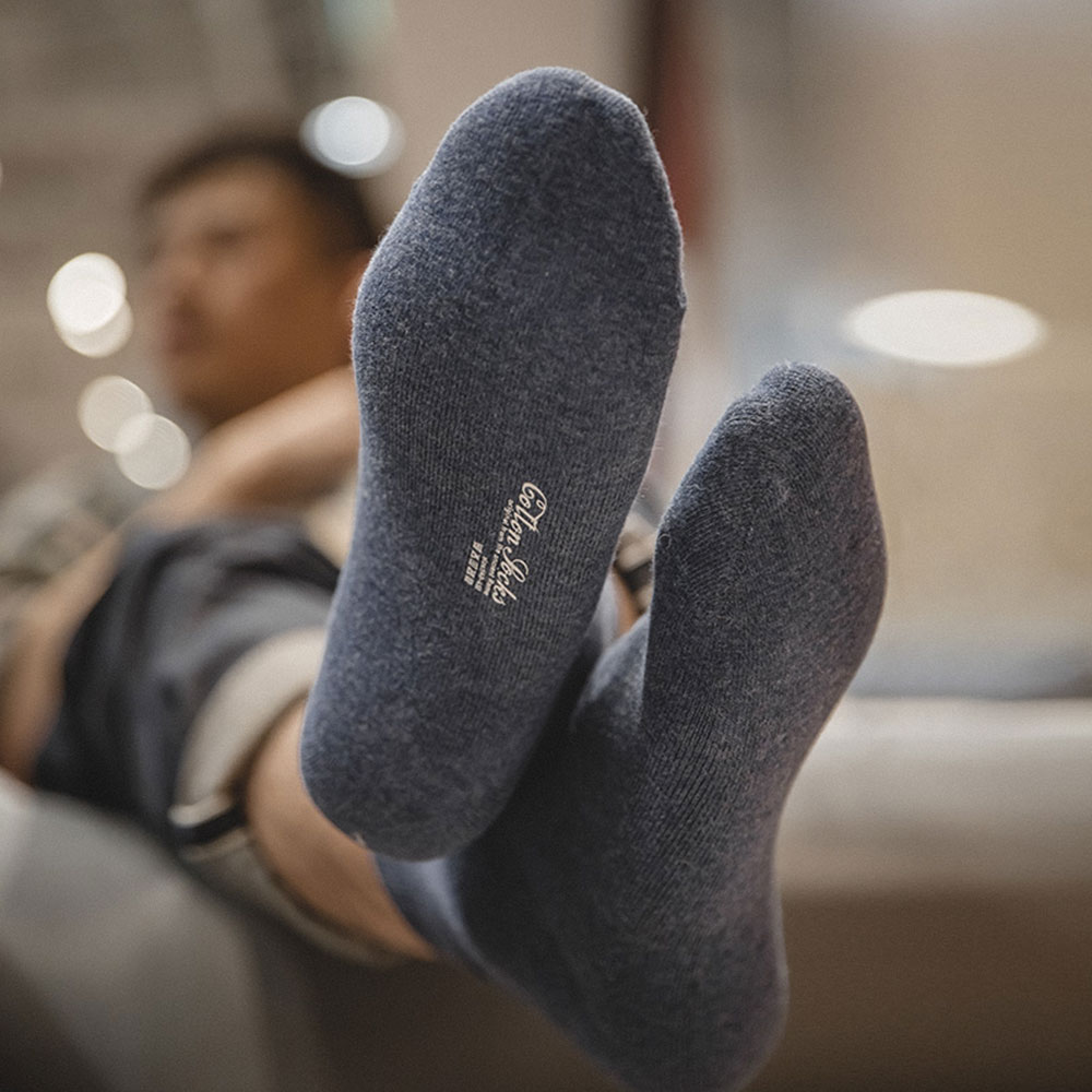 Meias Mid-Calf de malha impres - Cotton Crew Sock Pack avaliação e preço