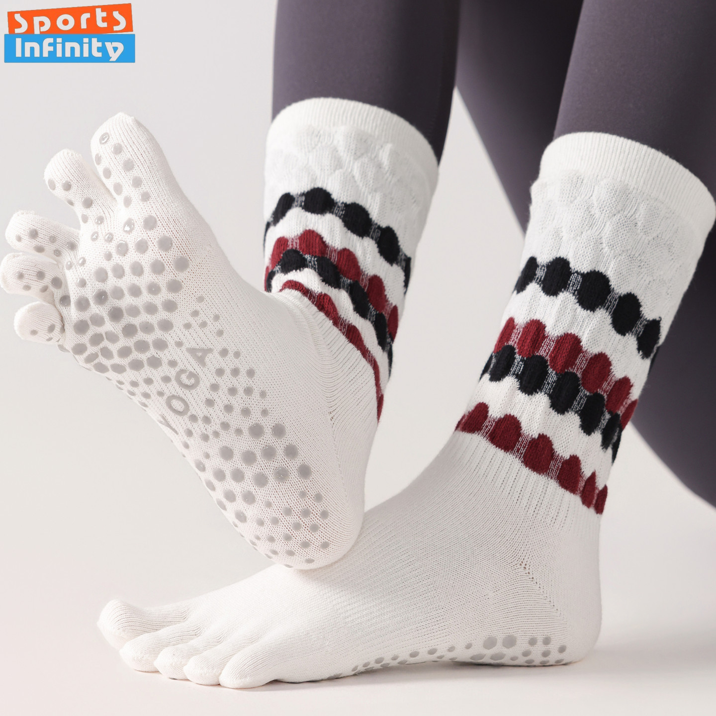 Moda cinco dedos meias de yoga - Toe Sock Split avaliação e preço