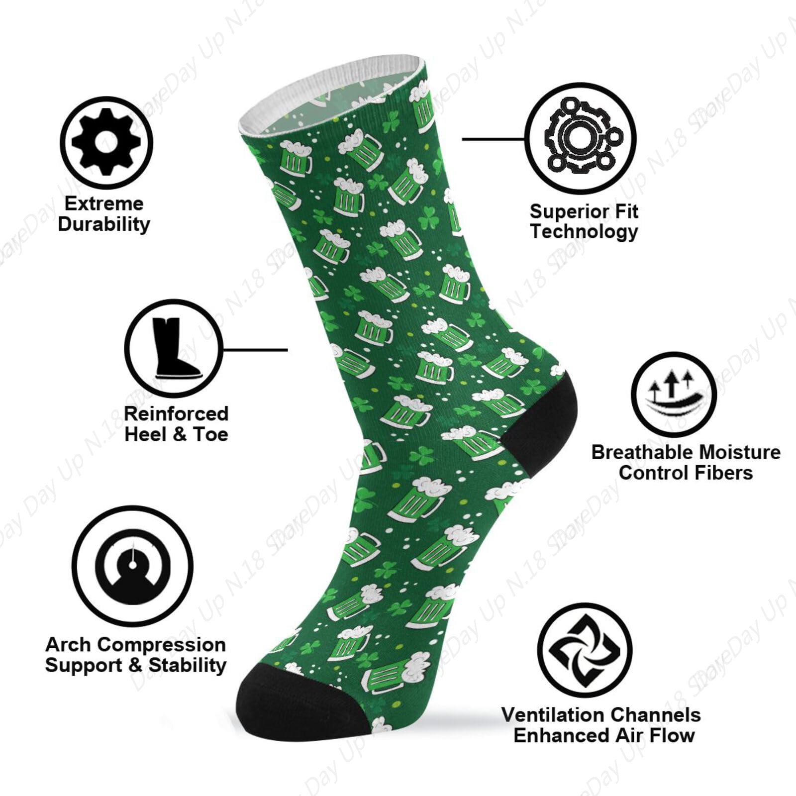 Meias de tripulação de dia de  - Cotton Crew Sock Pack avaliação e preço