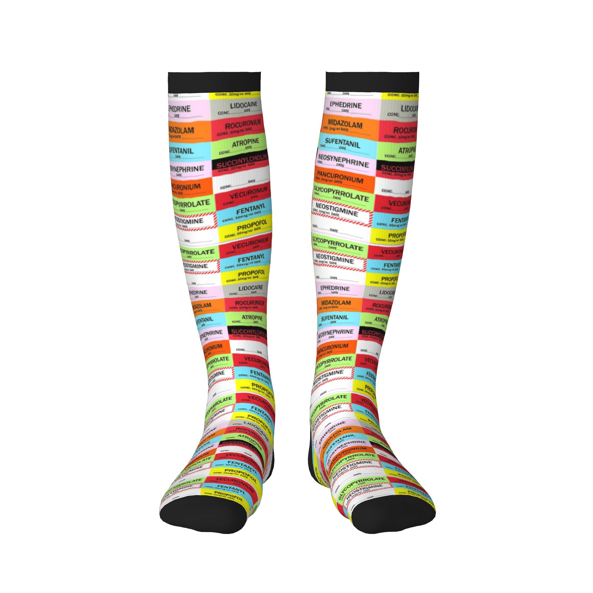 Meias de Compressão Estampadas - Compression Sock Medical avaliação e preço