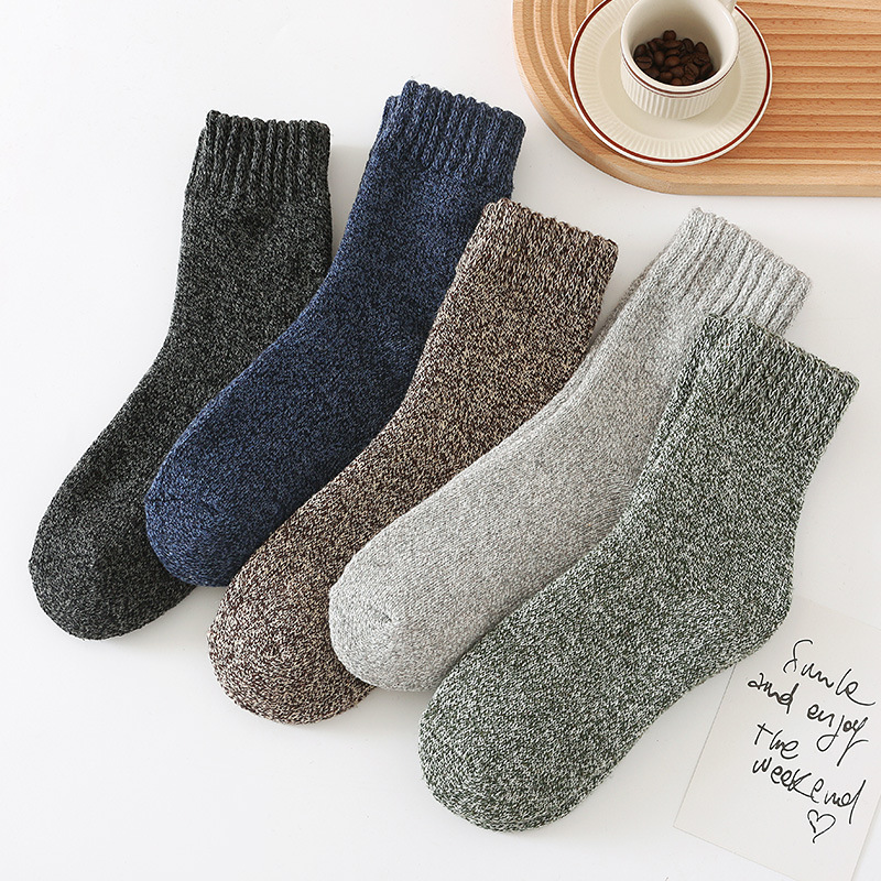 5 Pares de Meias de Algodão de - Thermal Sock Winter avaliação e preço