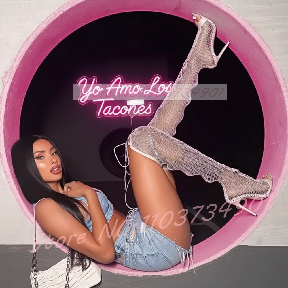 Meias arrastão coxa-alta botas - Fishnet Stocking Women avaliação e preço