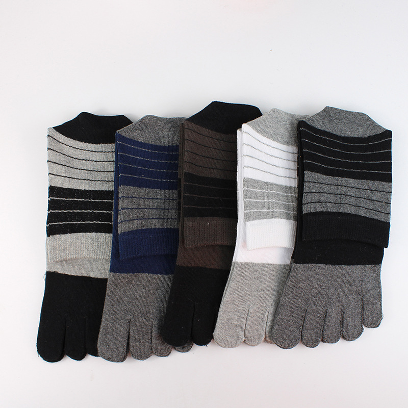 3/5 Pares de Meias Masculinas  - Toe Sock Split avaliação e preço