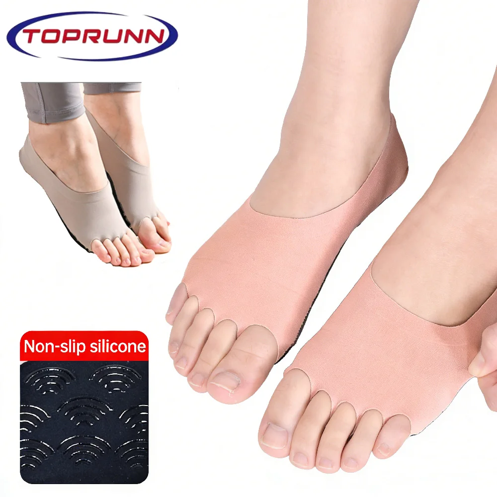 1 par de meias de ioga sem ded - Grip Sock Yoga avaliação e preço