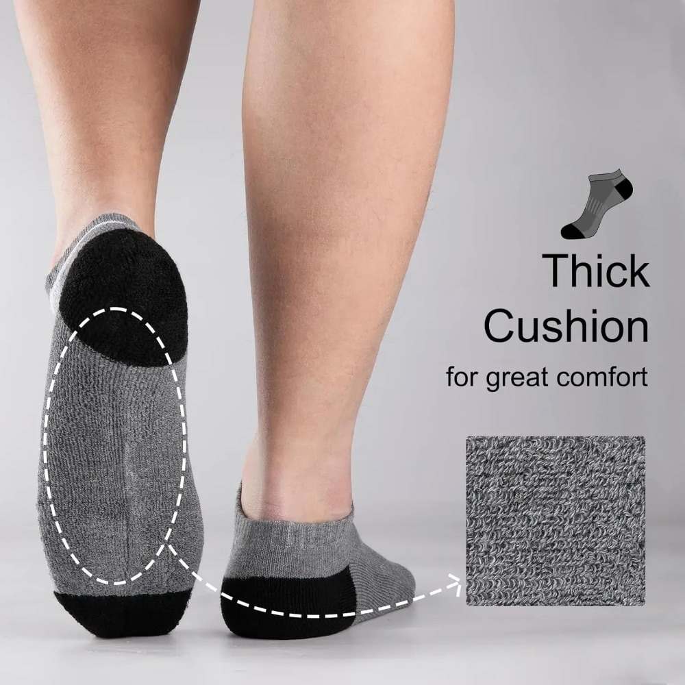 1-10 pares de meias respirávei - Ankle Sock Low Cut avaliação e preço