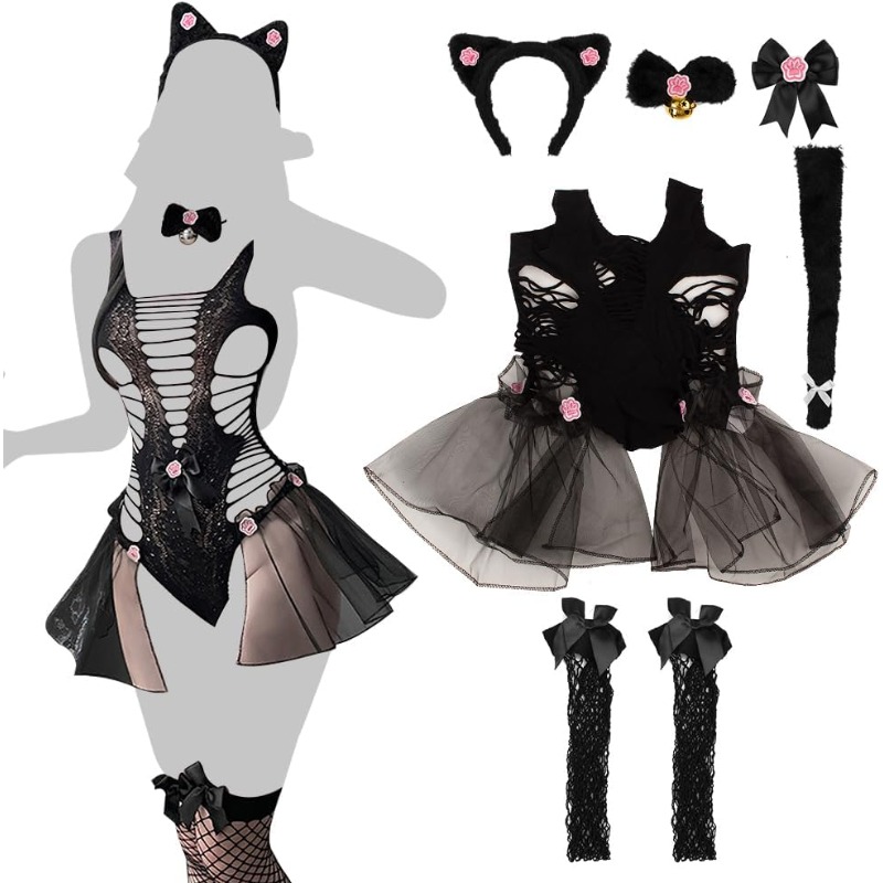 Mulheres sexy lingerie cosplay - Fishnet Stocking Women avaliação e preço