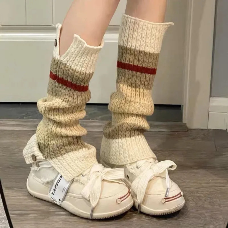 Novo ​ Y2k polainas de malha v - Boot Sock Slouchy avaliação e preço