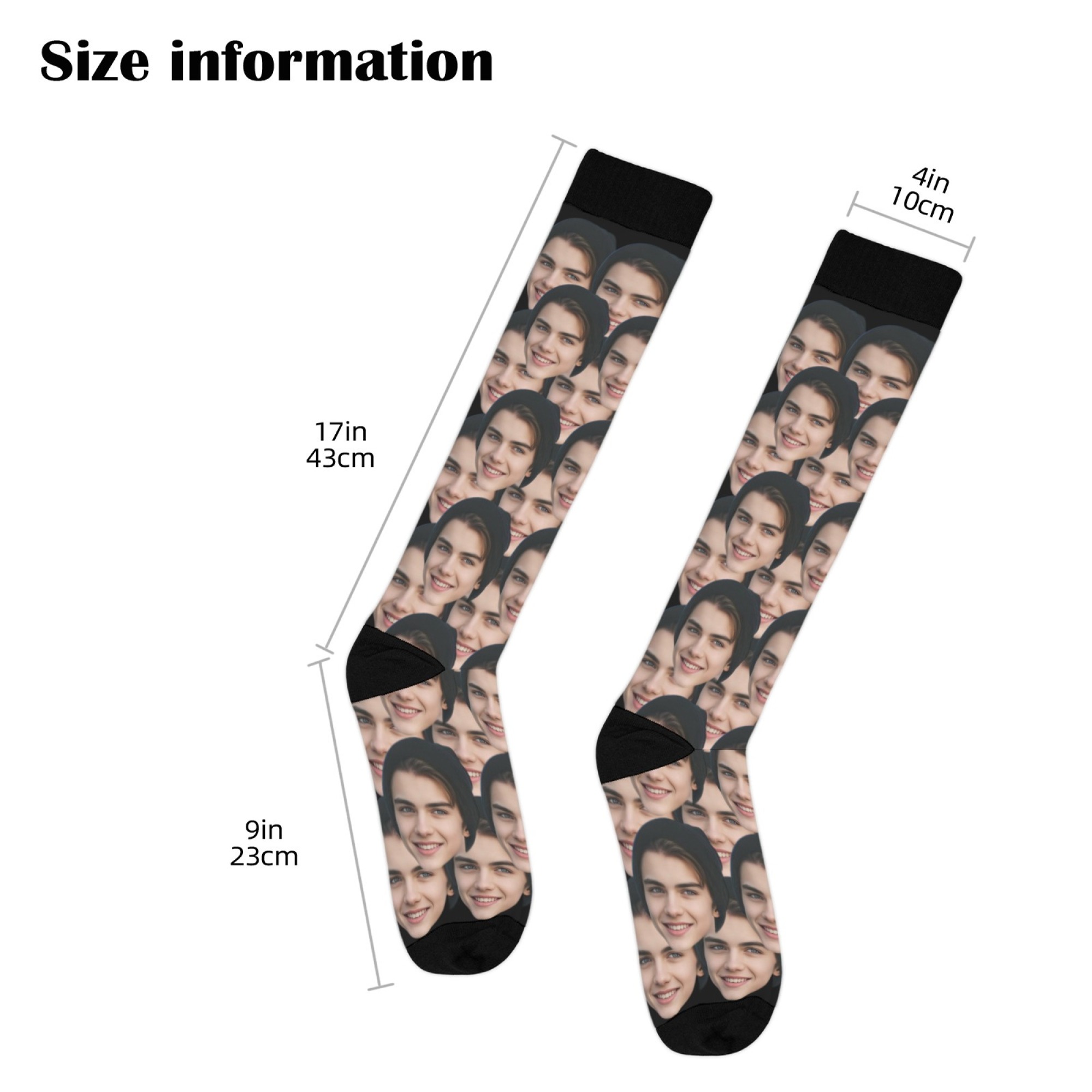 Meias personalizadas com avata - No Show Sock Women avaliação e preço