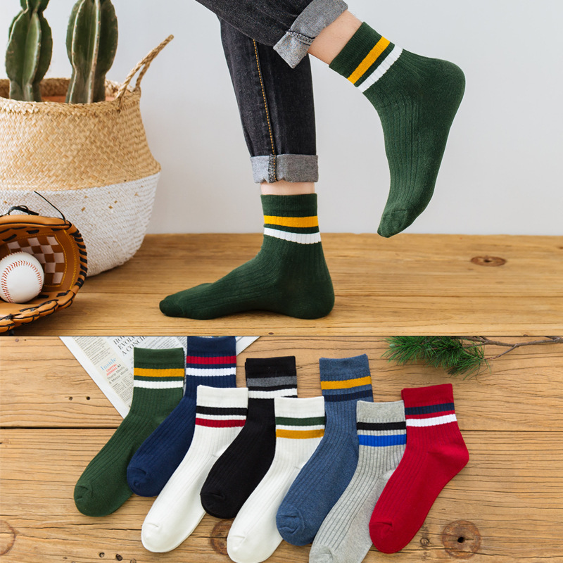 3 pares/pacote algodão dos hom - Cotton Crew Sock Pack avaliação e preço