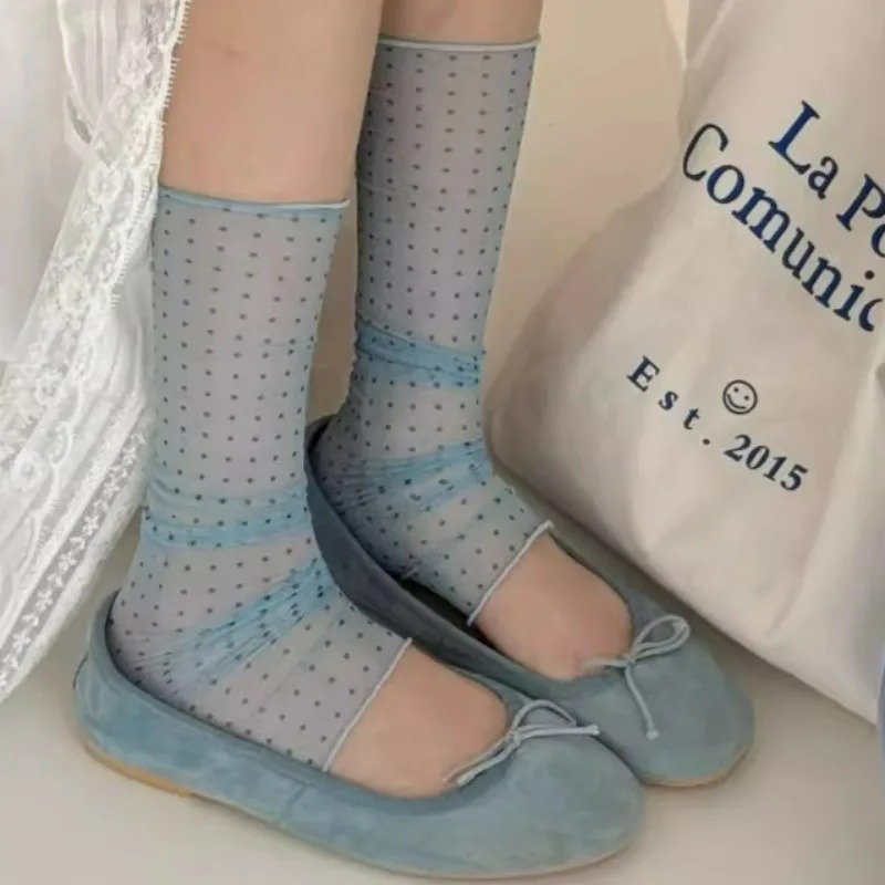 Meias de Renda com Poás da Mod - Silk Sock Bamboo avaliação e preço